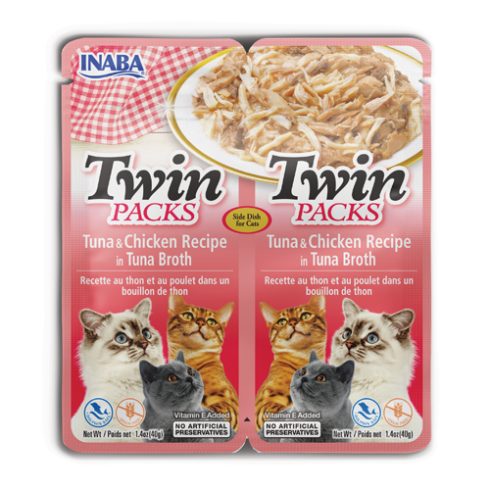 INABA Churu Tuna with Chicken Cat Treats 80g
