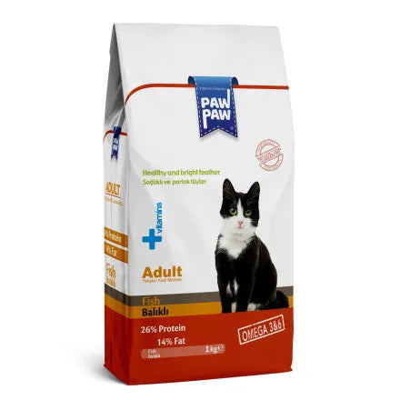 Pawpaw Adult Cat Food with Fish
