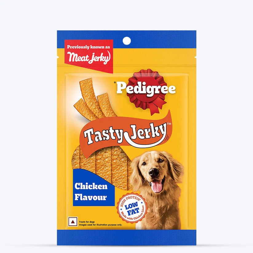 Pedigree barbecued chicken jerky dog treat