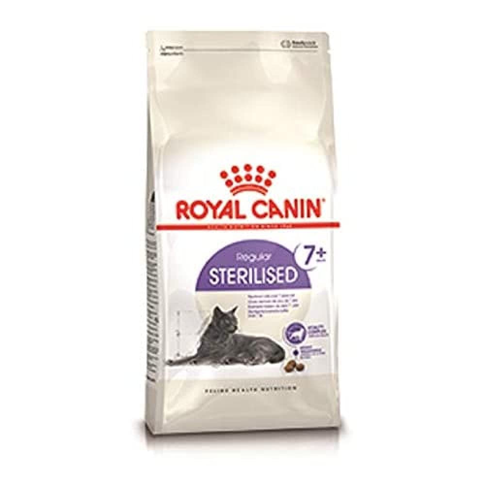 Bag of Royal Canin Sterilised 7+ Cat Food.

