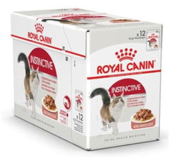 Pouch of Royal Canin Instinctive Adult Gravy Wet Cat Food.

