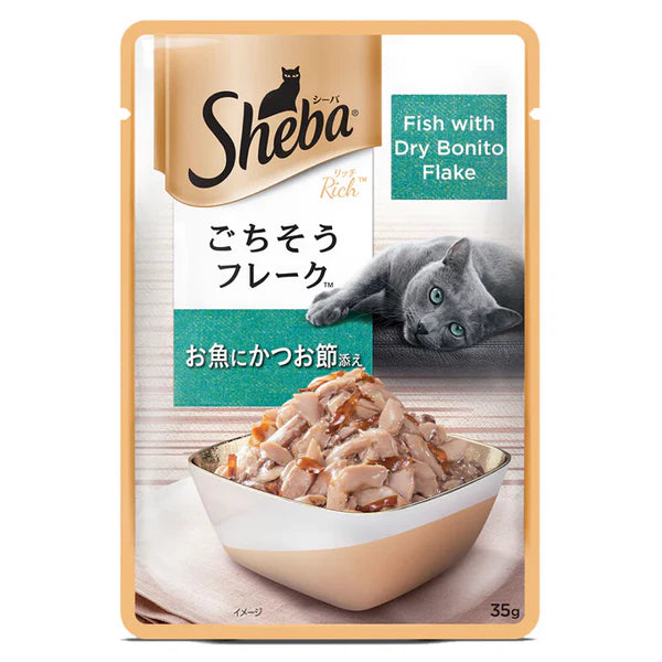 Sheba wet cat food fish
