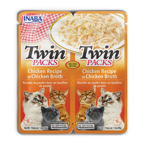 INABA Churu Twins Chicken Cat Treats USA802B, 80 g (Pack of 1)