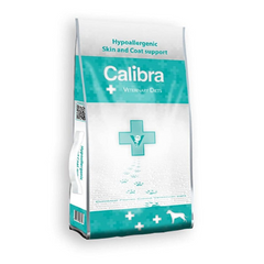 Bag of Calibra Skin & Coat Dog Food.