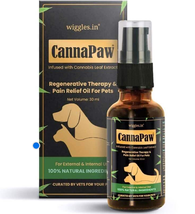 Wiggles Cannapaw Hemp Oil Extract Spray For Dogs & Cats, 30ml