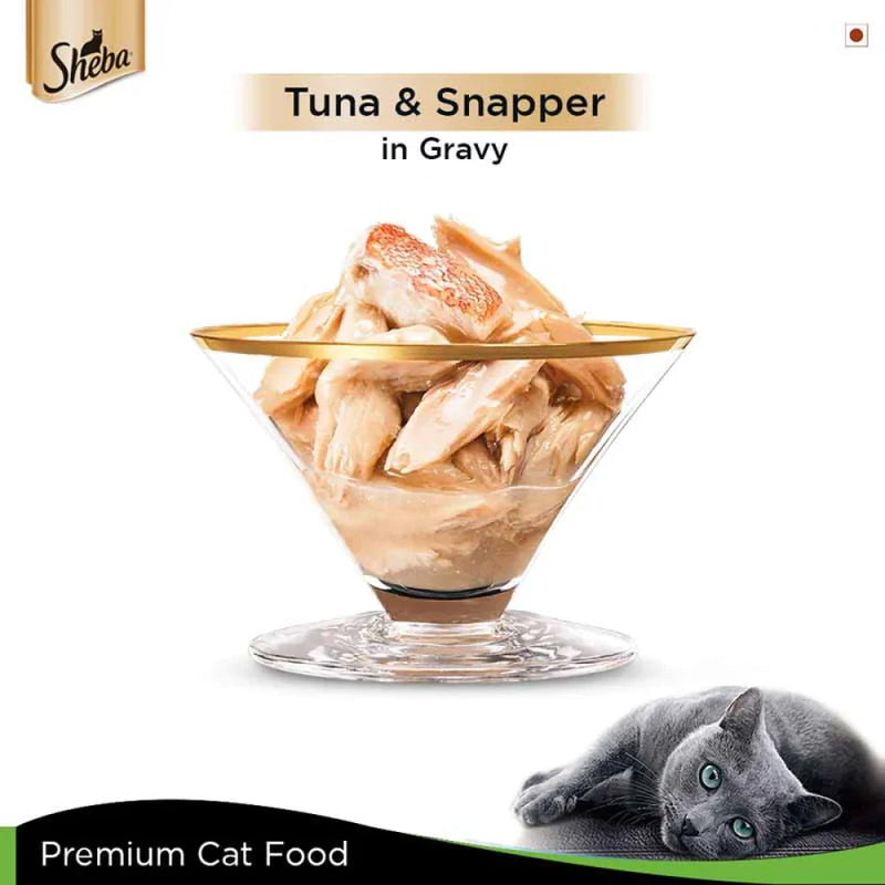 Sheba Cat Food Tuna Snapper
