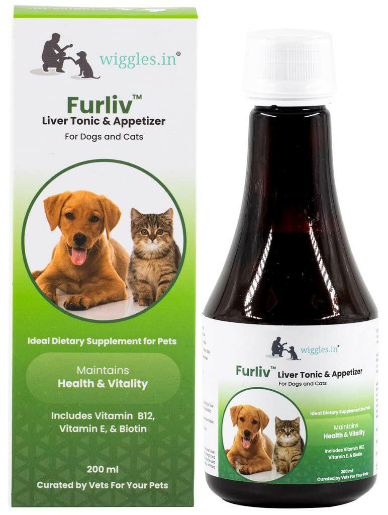 Wiggles Furliv Liver Support Tonic for Pets – 200 ml.