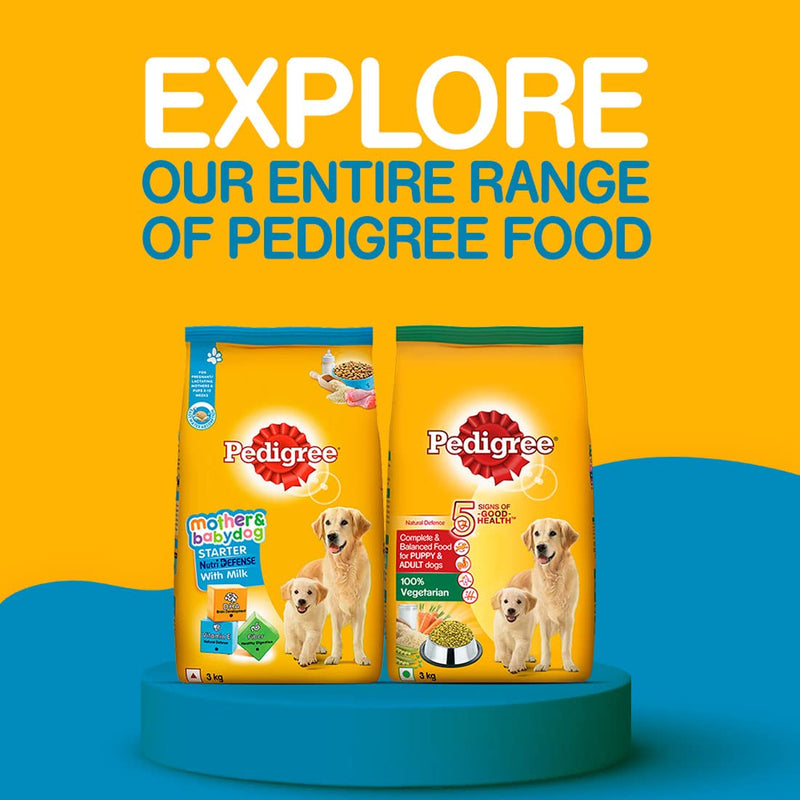 Pedigree 100% Vegetarian Complete & Balanced Food for Puppy & Adult Dogs