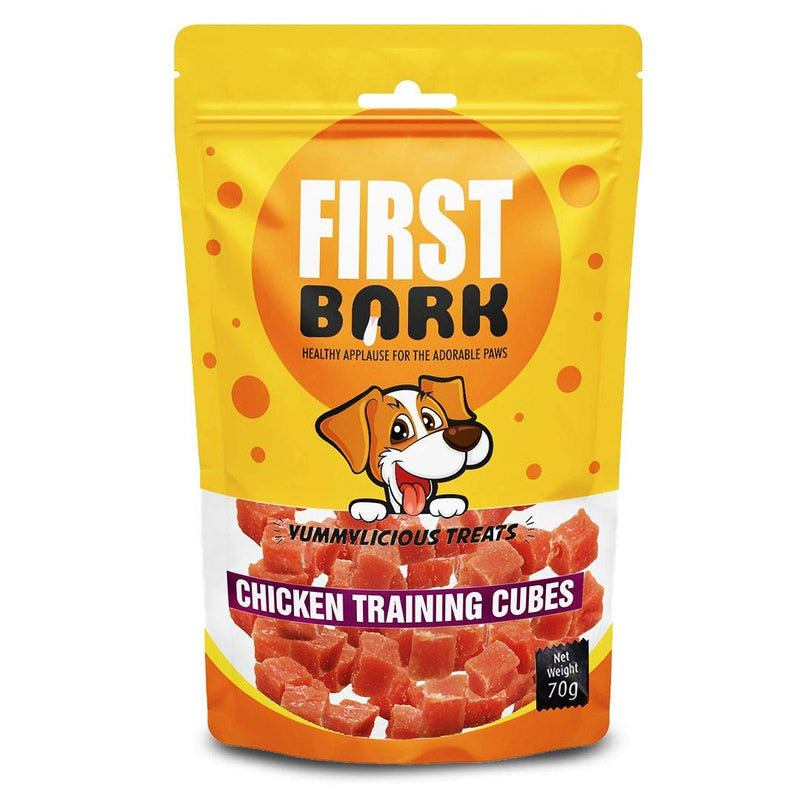 FirstBark Dog Treats-  Chicken Training Cube, 70 g