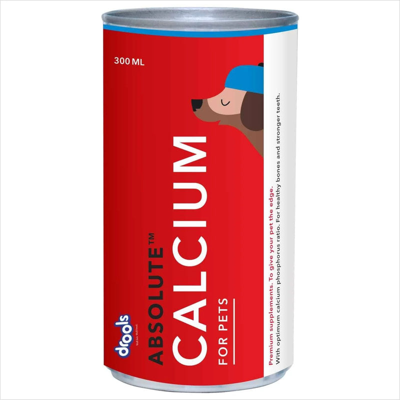 Drools Absolute Calcium Oil Syrup Supplement for Dogs and Cats 300ml