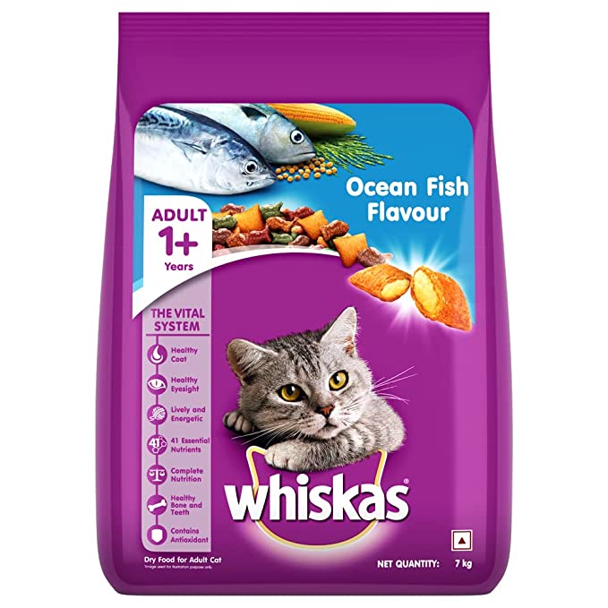 WHISKAS® Adult Dry Food, Ocean Fish