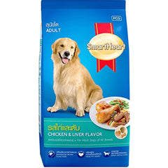 Premium chicken and liver dog food
