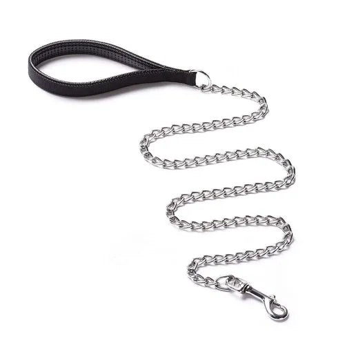 Heavy Duty Dog Leash,Metal Dog Leash Dog Chain with Handle for Small & Medium Size Dogs