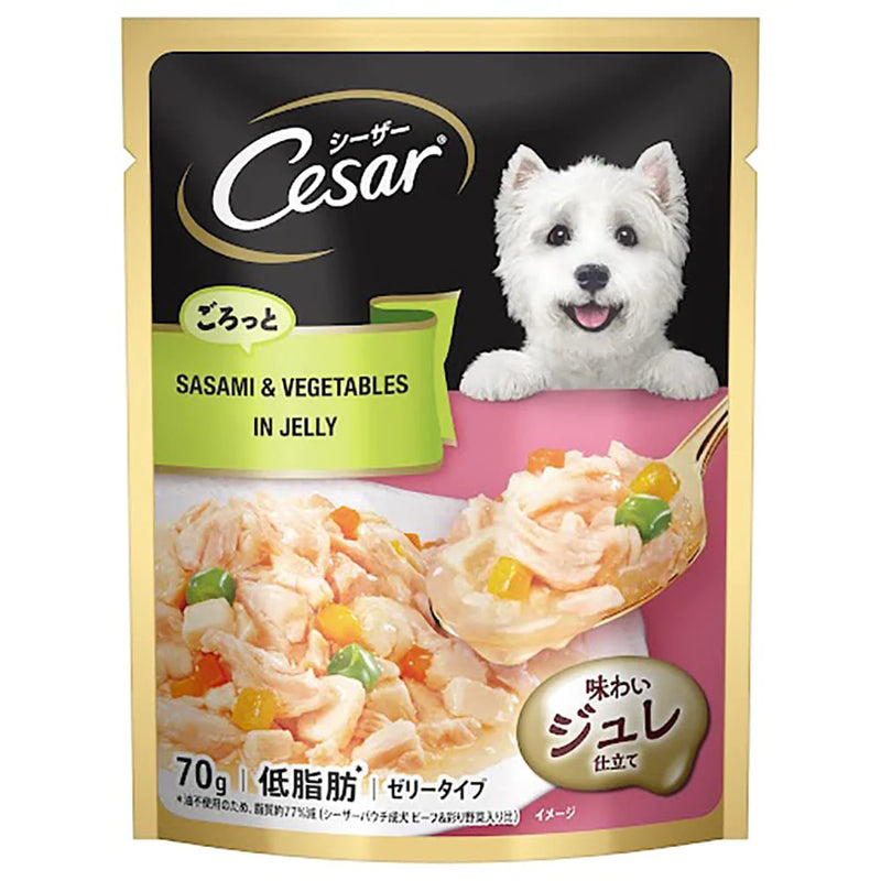 Cesar Sasami & Vegetables in Jelly Adult Dog Wet Food