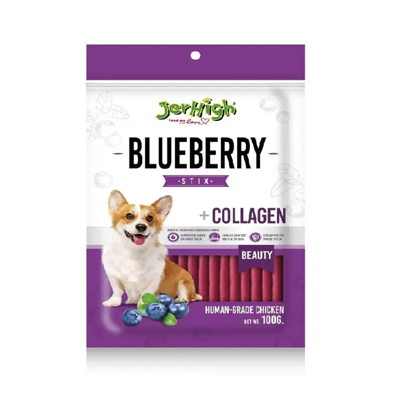 Jerhigh Dog Treats Blueberry, 100gm