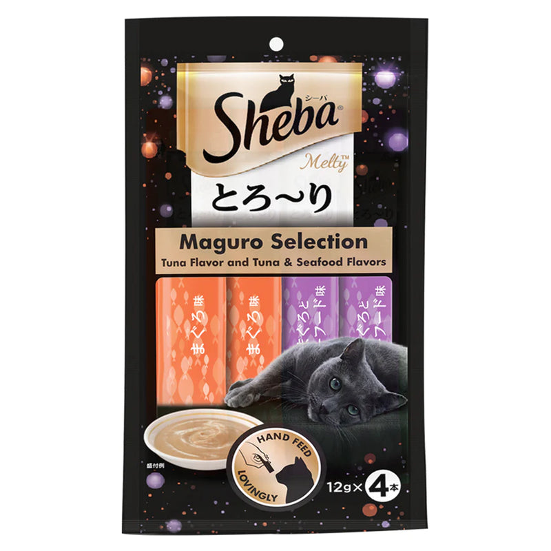 Sheba Melty Maguro Tuna & Seafood Flavour Cat Treat, 48 g