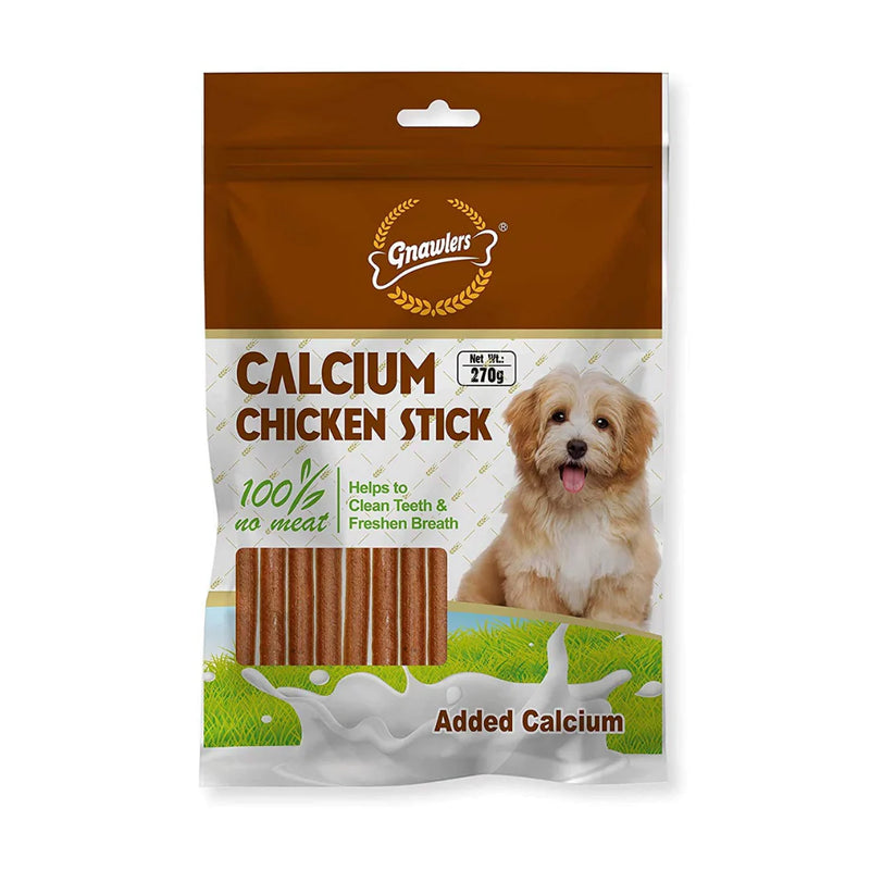 Gnawlers Calcium Milk Bones, Medium 12 Pieces, 270g