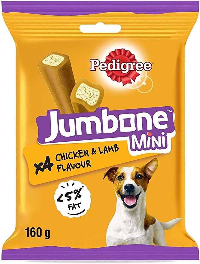 Pedigree Jumbone Mini Adult Dog Treats 160 g ( Pack of 6)