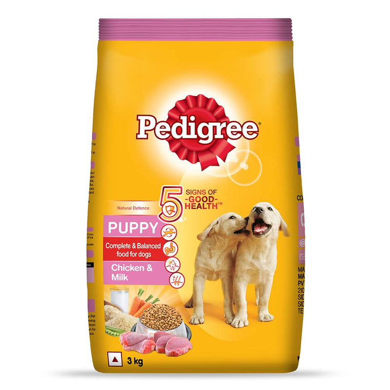 Pedigree Puppy Dry Dog Food, Chicken & Milk