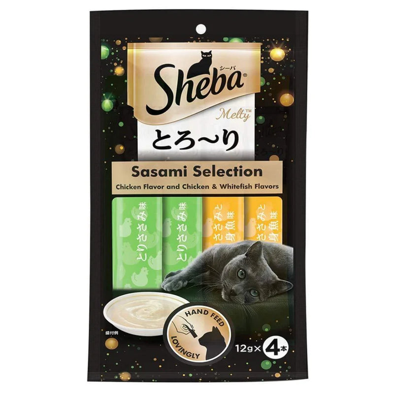 Sheba Melty Sasami Selection Flavour Cat Treat, 48 g