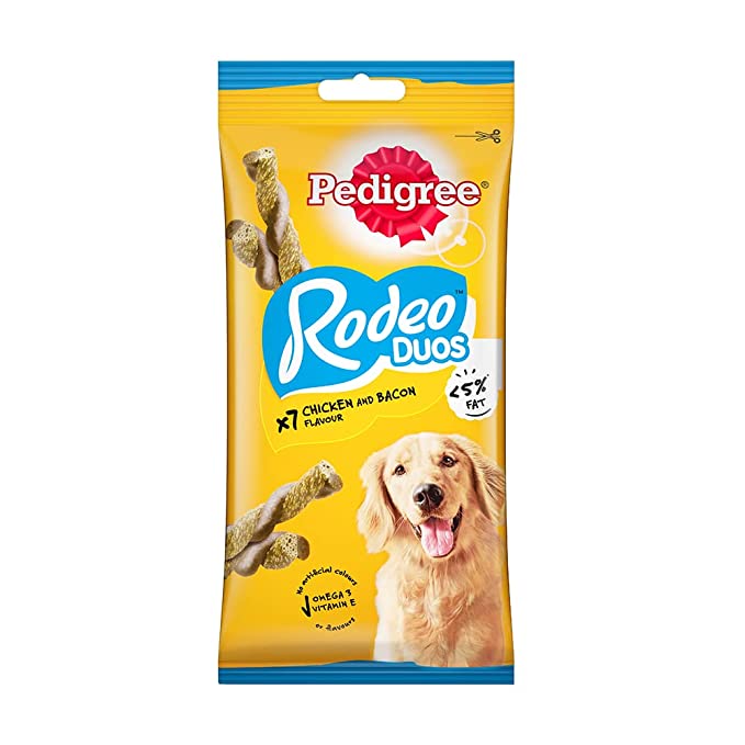 Pedigree Rodeo Duos Adult Dog Treat 123 g (Pack of 6)