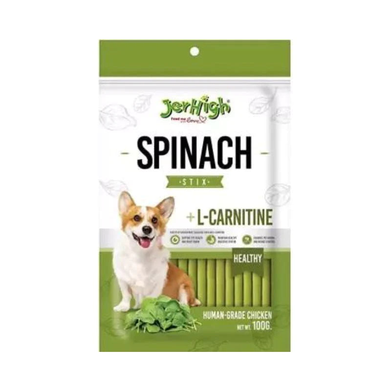 Jerhigh Dog Treats Spinach, 100gm