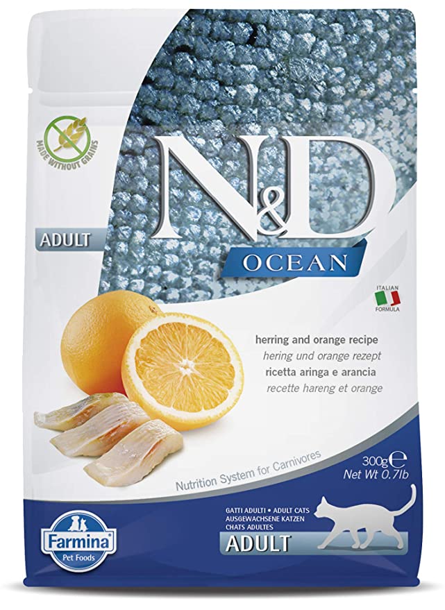 Farmina Dry Food N&D Ocean Cat Herring & Orange