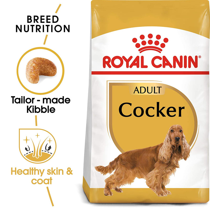 Royal Canin Cocker Pellet Adult Dog Food, 3 kg