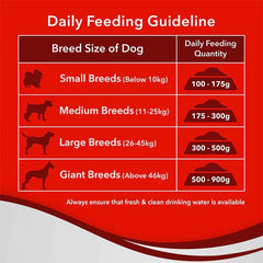 High-protein dog food
