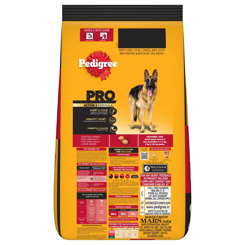 Pedigree Professional Adult Dog Food Large Breed