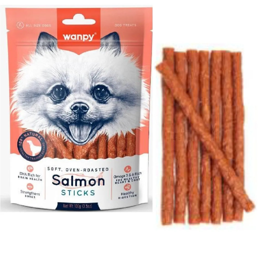 Soft salmon dog treats
