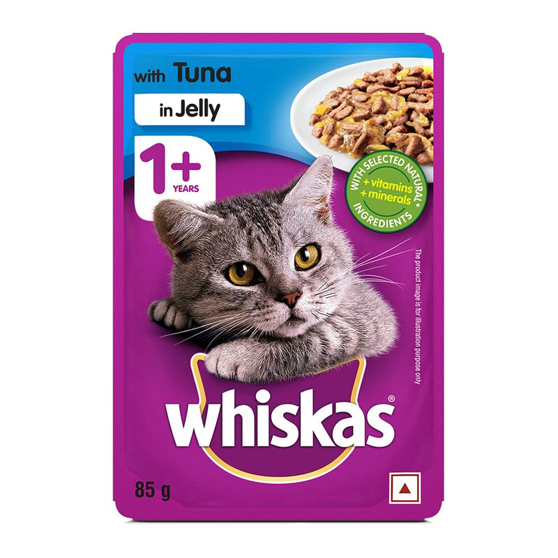 Whiskas Adult Wet Cat Food Tuna in Jelly