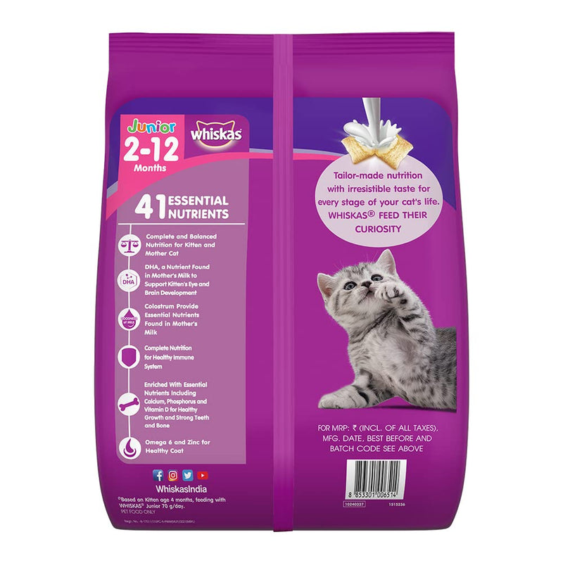 WHISKAS  Kitten Dry Food, Mackerel