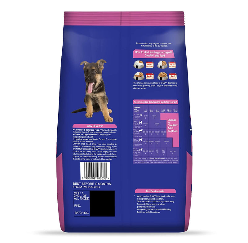 Chappi Chicken & Milk Dry Puppy Food