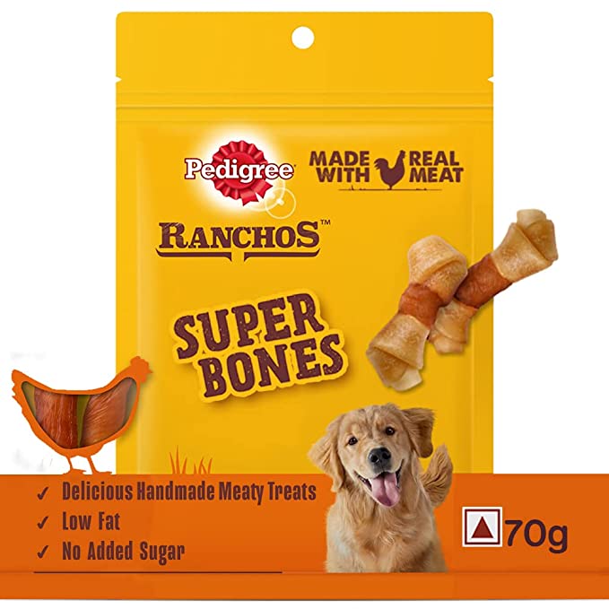 Chicken and milk dog bones