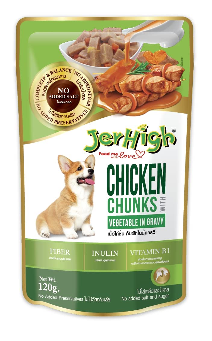 JerHigh gravy-filled food for dogs