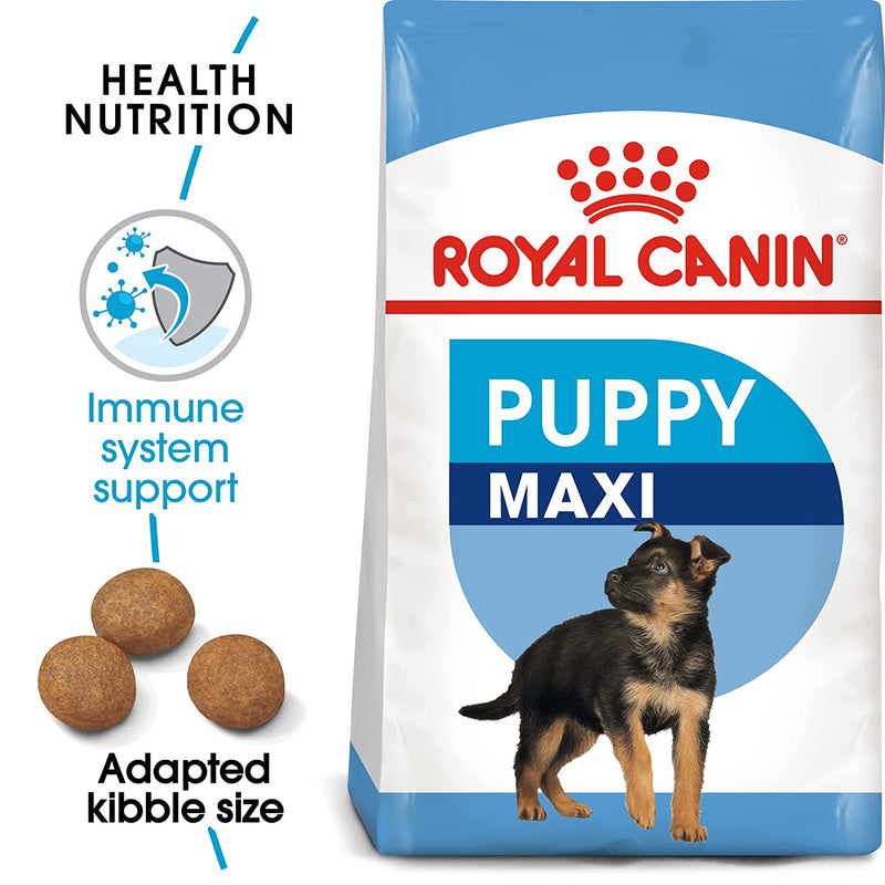 Royal Canin Dry Dog Food Maxi Puppy, Meat Flavour