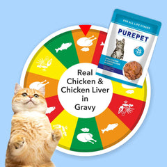 Nutrient-rich wet food for cats.
