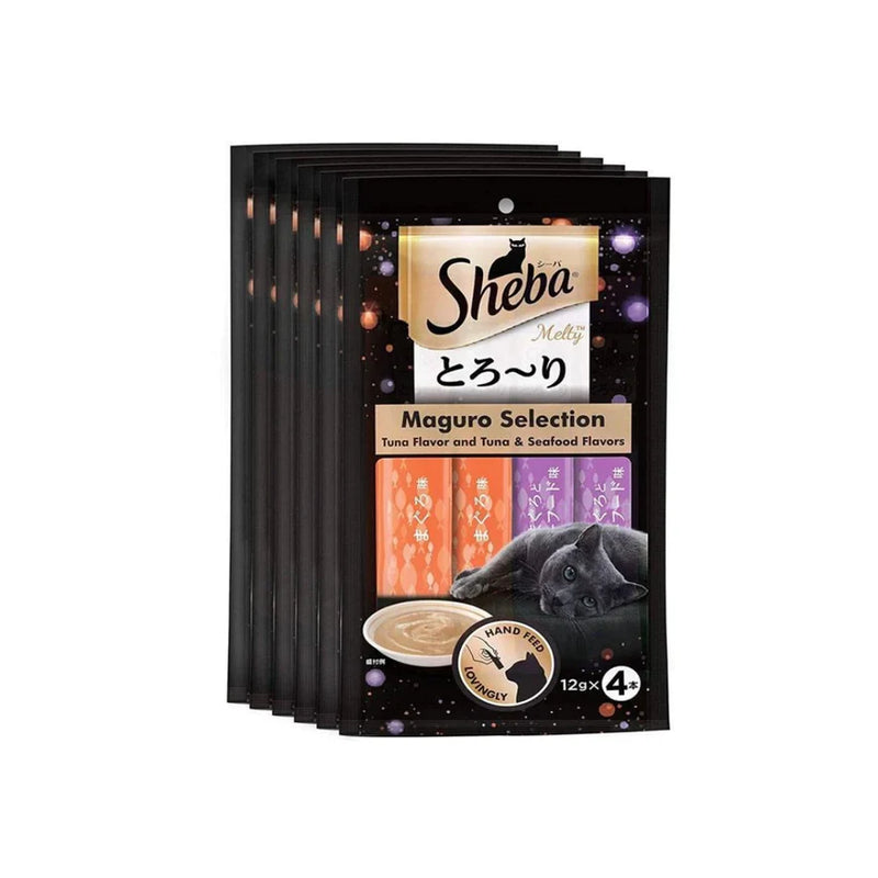 Sheba Melty Maguro Tuna & Seafood Flavour Cat Treat, 48 g