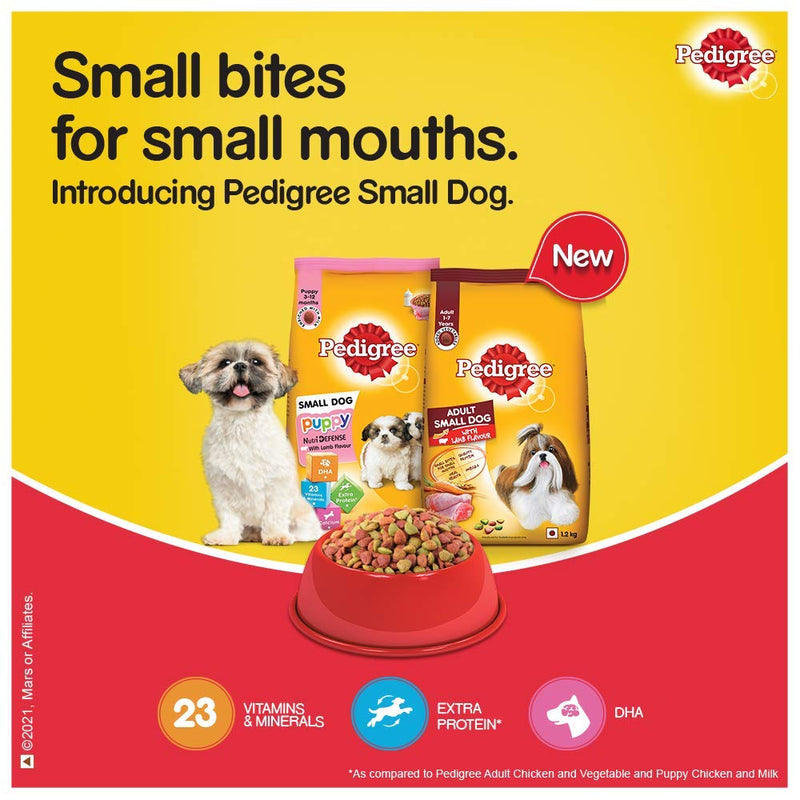 Pedigree Adult Small Dog Lamb Flavour