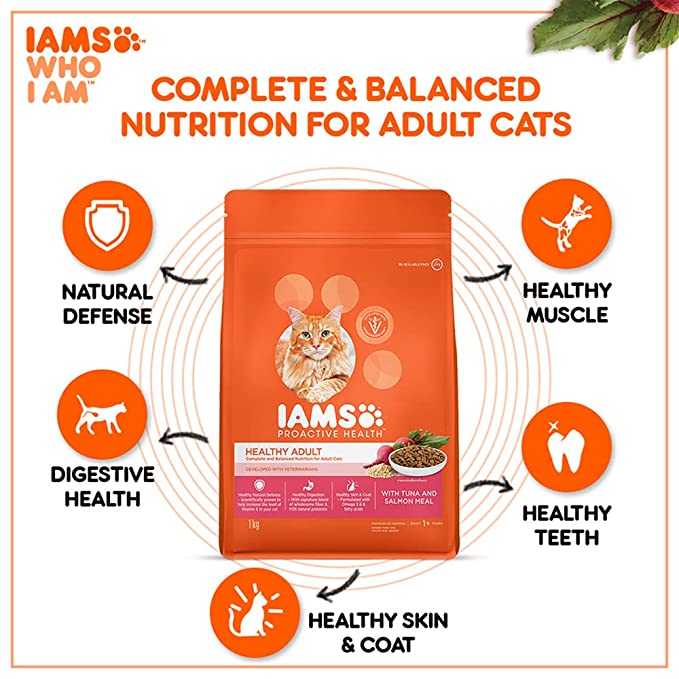 IAMS Proactive Health Tuna and Salmon Premium Adult Cat Dry Food