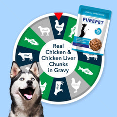 Tasty Chicken and Vegetable Wet Dog Food
