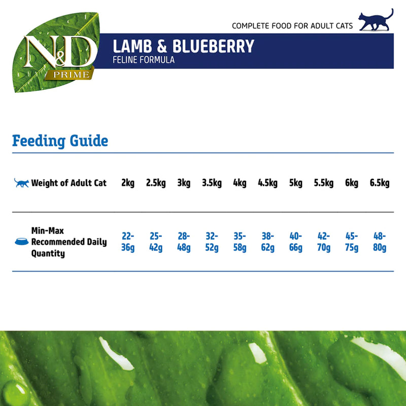 Farmina N&D Lamb Blueberry Grain Free Adult Dry Cat Food