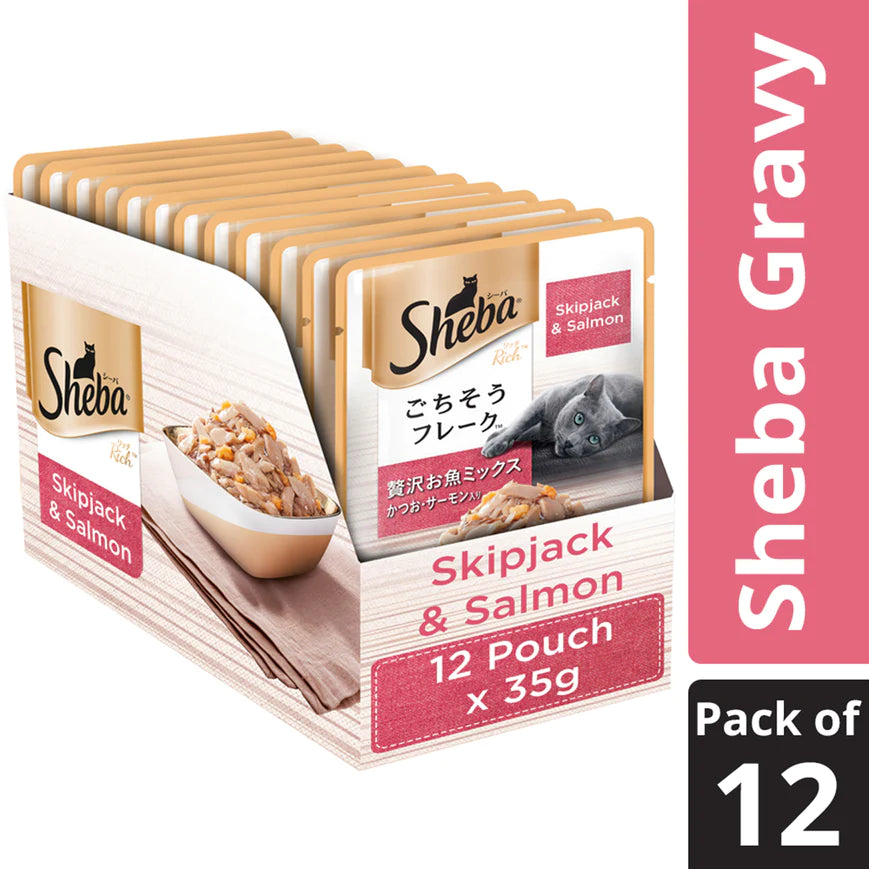 Sheba Cat Food with Salmon and Tuna
