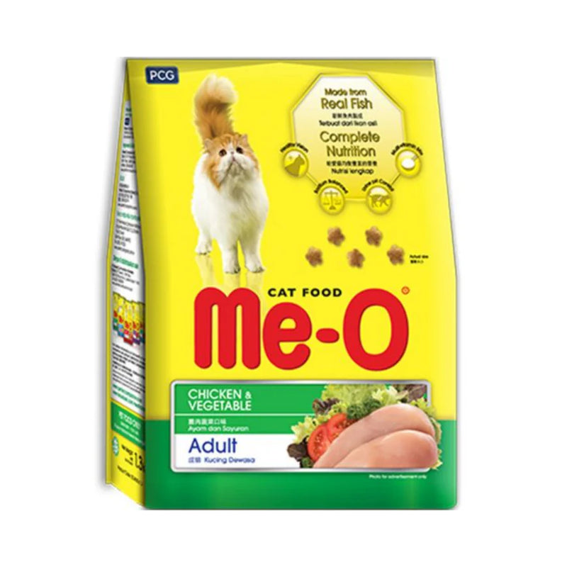 Me-O Adult Dry Cat Food Chicken and Vegetables