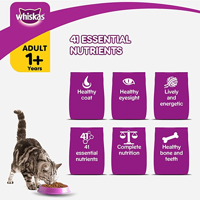 WHISKAS Adult Dry Food, Chicken