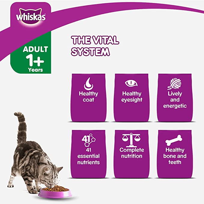 WHISKAS Adult Dry Food, Tuna