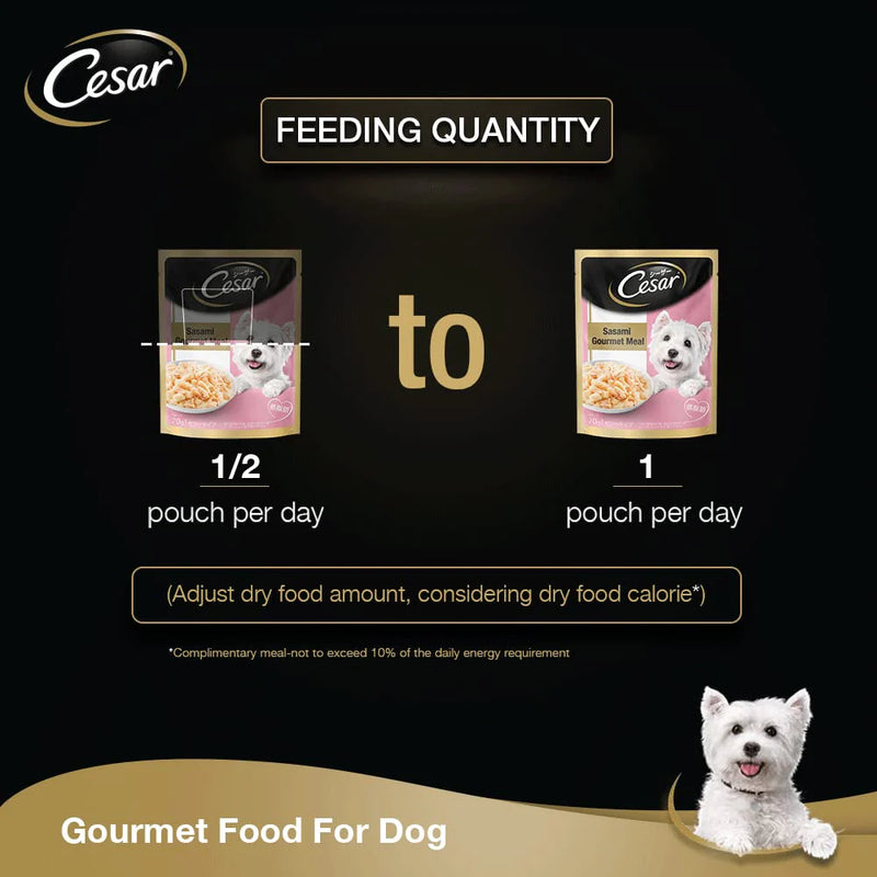 Cesar Adult Sasami Dog Wet Food