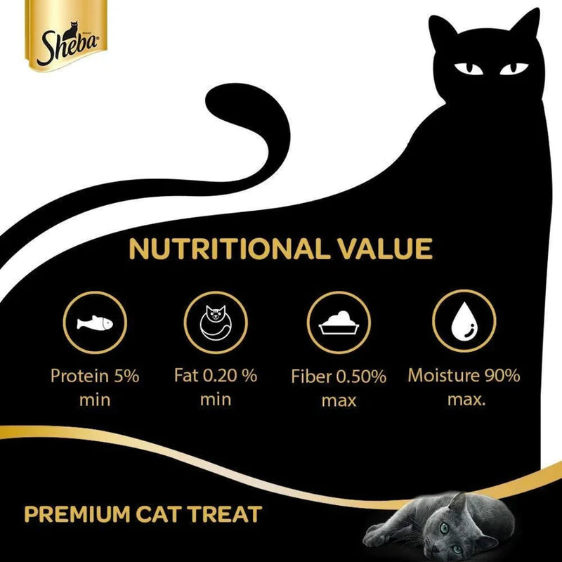 Sheba Melty Maguro Tuna & Seafood Flavour Cat Treat, 48 g