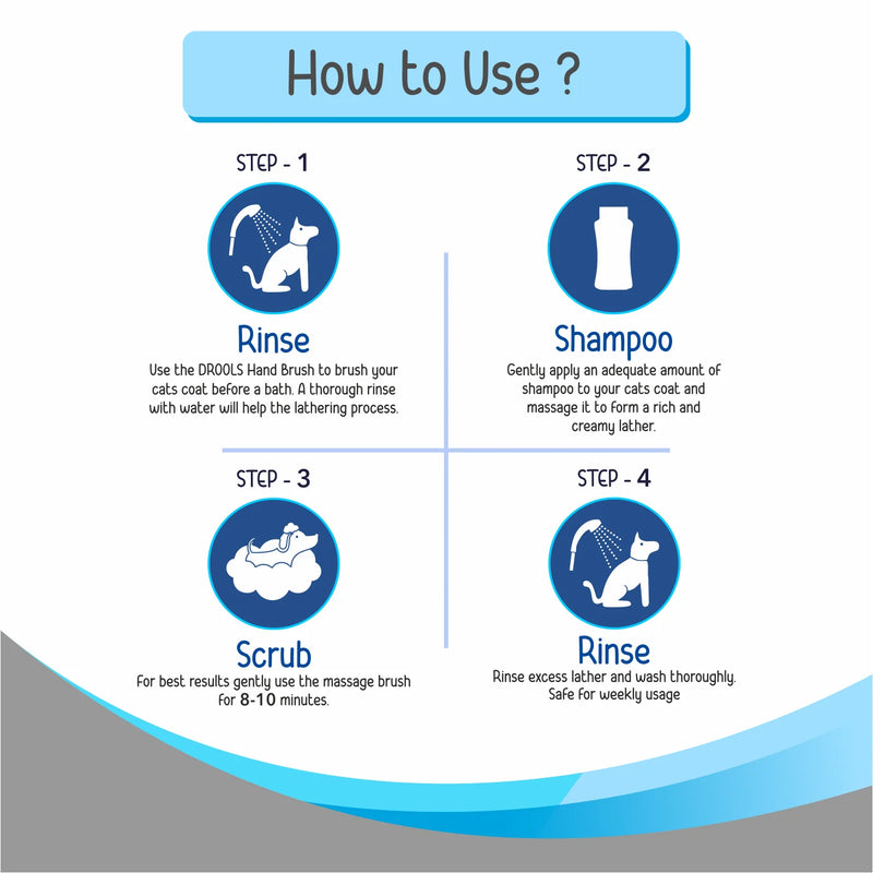 Drools Complete Care Shampoo for Cats, 200 ml